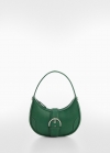 Mango Bolso doble asa hebilla - Verde billar