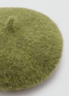 Mango Gorro boina - Verde