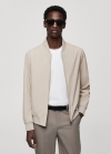 Mango Bomber stretch water repellent - Gris claro/pastel