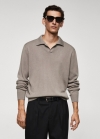 Mango Jersey lana cuello polo - Arena