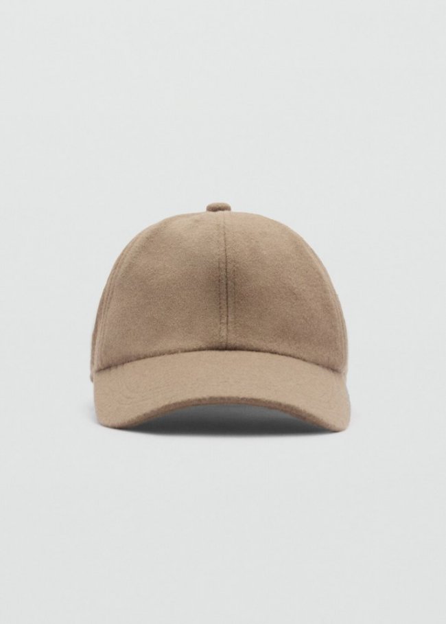 Mango Gorra lana - Marrón medio