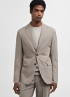 Mango Americana traje lana slim fit - Gris claro/pastel