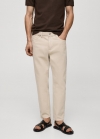 Mango Jeans tapered-fit - Beige