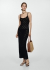 Mango Bolso saco fibra natural - Cuero