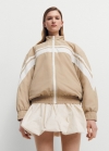 Mango Chaqueta bomber interior acolchado - Beige