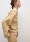 Mango Cazadora bomber vaquera - Marrón medio