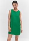 Mango Vestido corto sin mangas - Verde