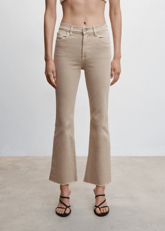 Mango Jeans flare crop - Arena
