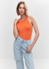 Mango Top tirantes - Naranja