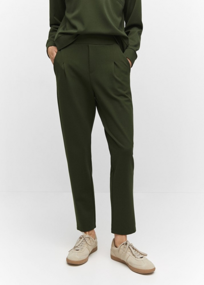 Mango Pantalón jogger bolsillos - Khaki