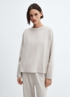 Mango Pijama largo algodón - Gris
