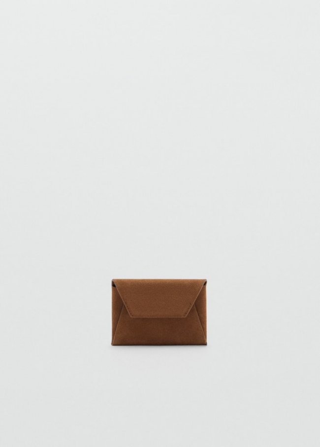 Mango Monedero piel - Cuero