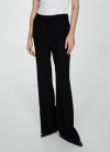 Mango Pantalón acampanado traje - Negro