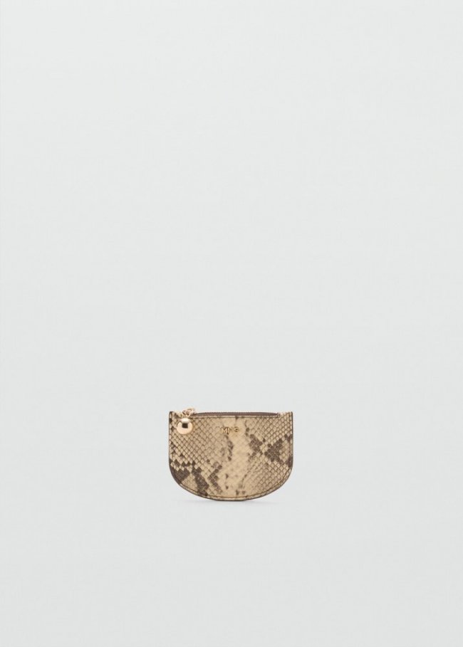 Mango Tarjetero coco - Beige