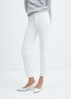 Mango Jeans Claudia slim crop - Blanco
