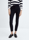 Mango Pantalón skinny crop - Azul marino oscuro