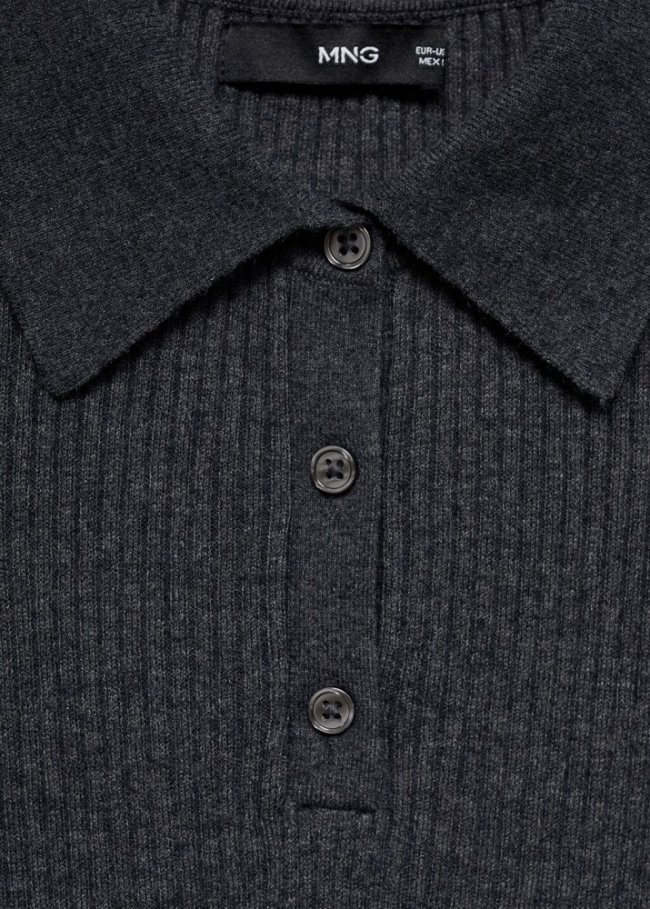 Mango Jersey puniforn - Gris oscuro vigoré
