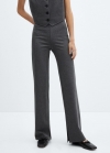 Mango Leggings raya diplomática - Gris