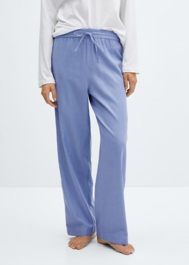 Mango Pijama dos piezas combinado - Azul