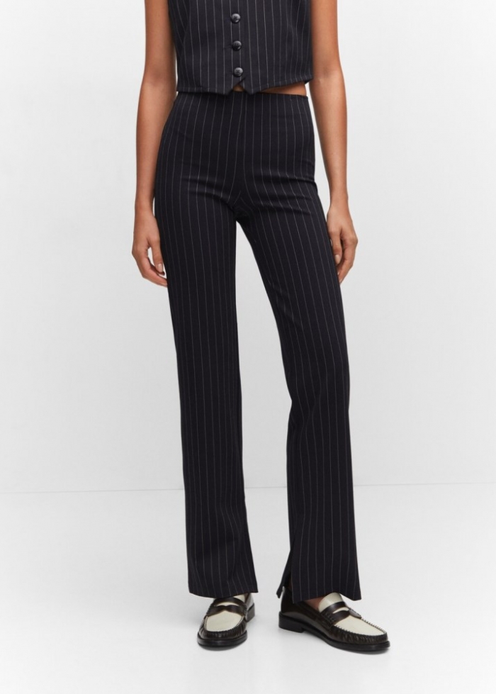 Mango Leggings raya diplomática - Azul marino oscuro