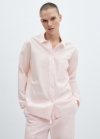 Mango Pijama dos piezas algodón - Rosa claro
