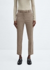 Mango Pantalón skinny tiro medio - Verde
