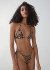 Mango Braguita bikini leopardo - Marrón