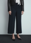 Mango Pantalón pinzas wideleg - Azul marino oscuro