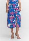 Mango Falda estampada nudo - Azul