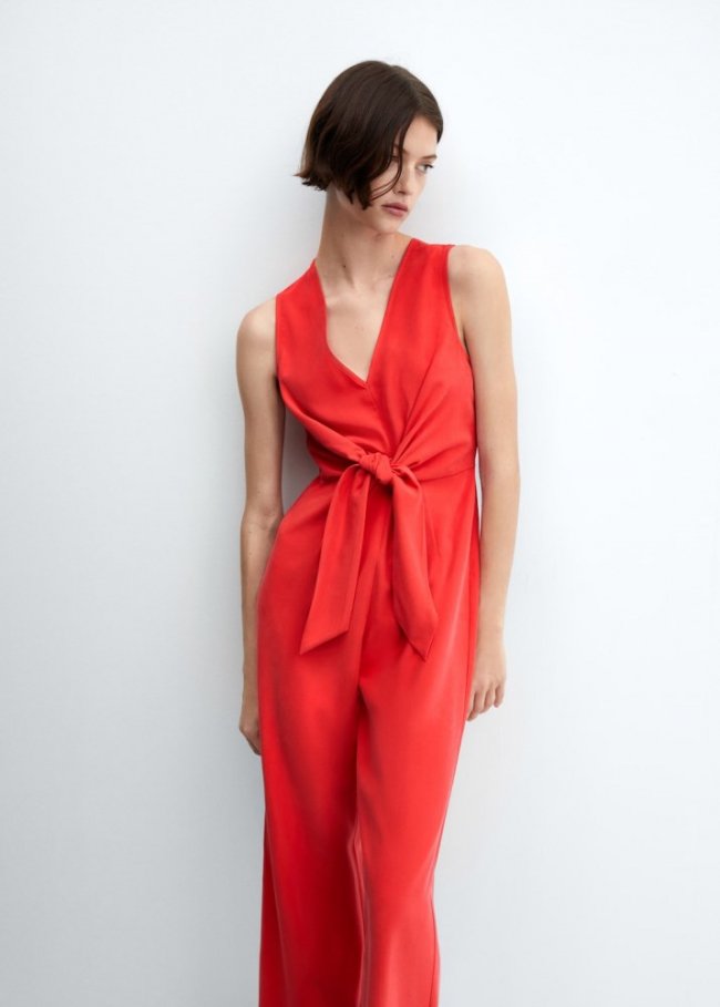 Mango Mono largo lazo - Rojo
