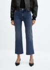 Mango Jeans Sienna flare crop - Azul medio vintage