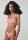 Mango Braguita bikini rayas - Rojo