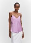 Mango Top lencero satinado - Morado claro/pastel