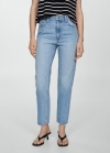 Mango Jeans Mom2000 mom tiro alto - Azul medio
