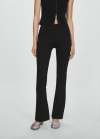 Mango Leggings acampanados - Negro