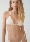 Mango Braguita bikini crochet abalorios - Crudo