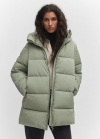 Mango Anorak acolchado capucha - Verde