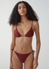 Mango Braguita bikini lazo - Rojo anaranjado