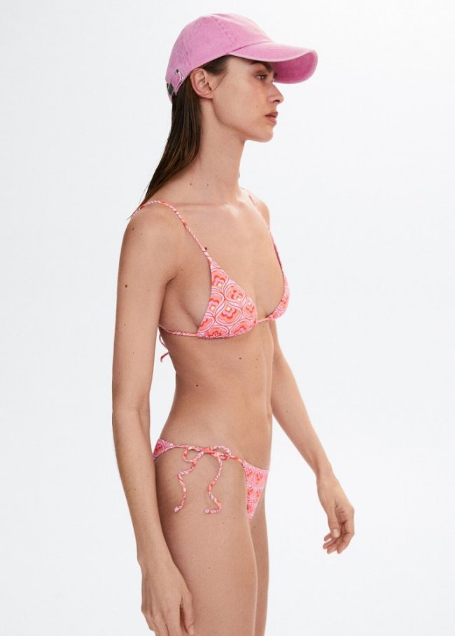 Mango Braguita bikini clásica lazos - Rosa
