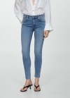 Mango Jeans skinny crop - Azul medio