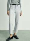 Mango Jeans Newmom confort tiro alto - Azul bleach