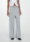Mango Pantalón traje raya diplomática - Gris medio vigoré