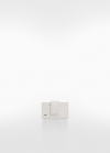 Mango Tarjetero solapa logo - Blanco