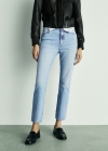 Mango Jeans Claudia slim crop - Azul medio