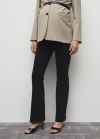 Mango Jeans flare premamá - Denim negro