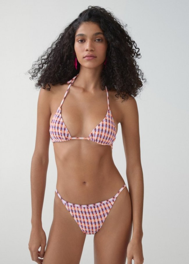 Mango Braguita bikini estampada - Lila