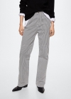 Mango Jeans cargo bolsillos - Negro