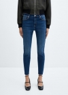 Mango Jeans skinny crop - Azul oscuro