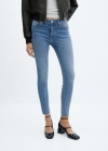 Mango Jeans skinny crop - Azul medio