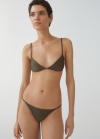 Mango Braguita bikini detalle metálico - Oliva